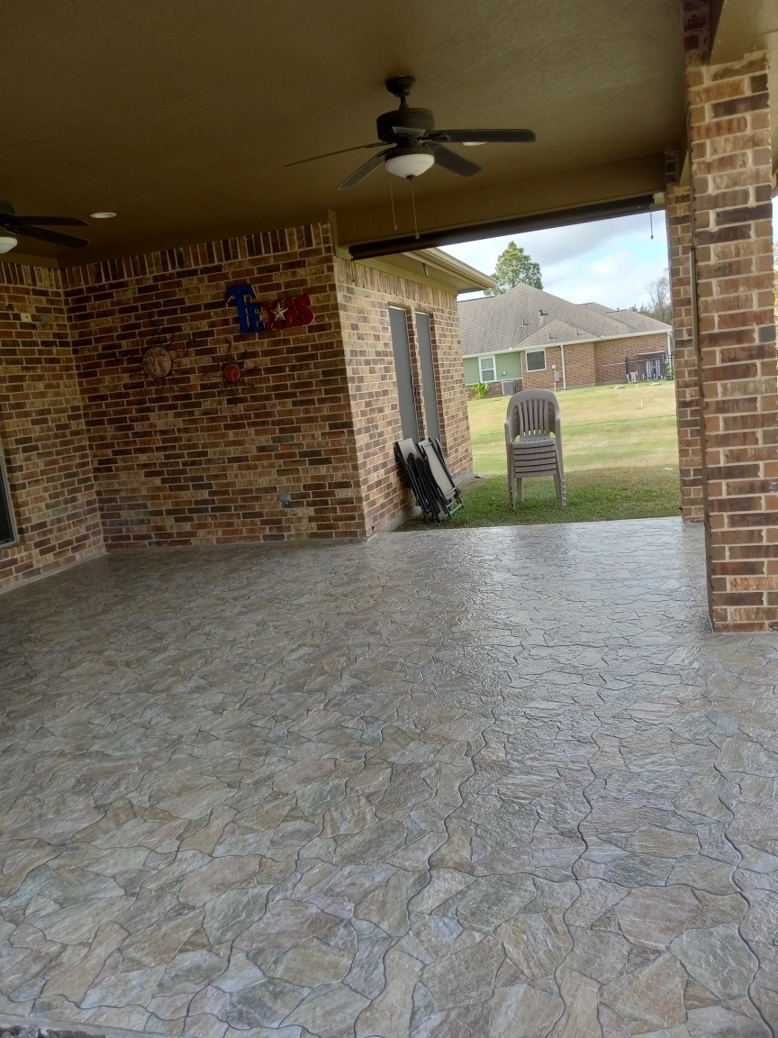 big outdoor tile patio, wfa's customer hardwood floors, houston texas